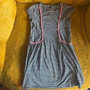 Tshirt pompom dress